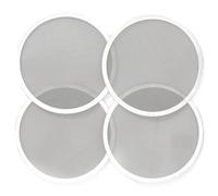 BEYLAB Lot de 4 tamis pour brûle-parfum, en acier inoxydable, pour brûle-encens, avec tamis Ø 8 cm (80 mm)