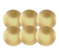BEYLAB Lot de 6 Tamis pour Lampes à Parfum, Tamis à encens en Laiton pour brûleur d'encens avec Tamis, Grille de Rechange pour brûleur d'encens, diamètre Ø 5 cm