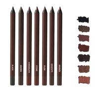 Beyond Draw Eyeliner, 24 Hr Waterproof Eyeliner Duo Sharpenable Eye Pencil, 2 in 1 Eyelinerand Eyebrow Pencil, No Smudging, Fading, Smooth and Easy to Color (7pcs)