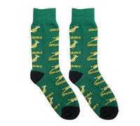 Beyond Happy Chaussettes de supporters des Springboks de rugby d'Afrique du Sud - Unisexe - Coton majoritaire - Pour fans de rugby Bokke, multicolore, Taille unique