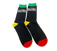 Beyond Happy Paire de chaussettes Jamaïque Legend & Lion of Judah Flag pour les amateurs de rastas, Mary Jane et reggae (39-47, coton), multicolore, taille unique