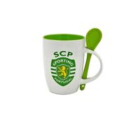 Beyond Happy Sporting Lisbon CP Coffret cadeau avec tasse et cuillère en céramique