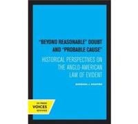 Beyond Reasonable Doubt and Probable Cause by Barbara J. Shapiro Paperback Book Barbara J. Shapiro (Auteur)
