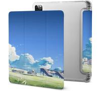 Beyond The Clouds, The Promised Place Étui Pour Ipad Pro 2021 Avec Plumier, Résistant Aux Chocs, Veille/Réveil Automatique, Housse De Protection Transparente Pour Tablette 11 Pouces