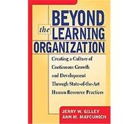 Beyond the Learning Organization Ann Maycunich, Jerry W. Gilley (Auteur)