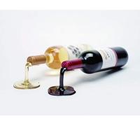 Beyond123 Lot de 2 Porte-Bouteilles renversés - Une façon Amusante et Unique d'afficher Votre vin préféré - Rouge et Blanc