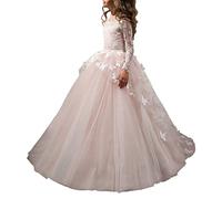 Beyonddress - Robe - Trapèze - Manches Longues - Fille - rose - 10-11 ans