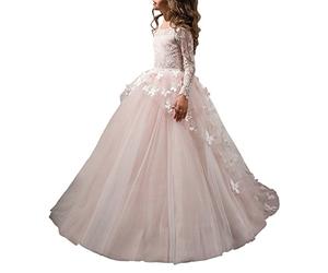 Beyonddress - Robe - Trapèze - Manches Longues - Fille - rose - 10-11 ans