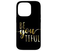 Beyoutiful Be You Tiful Mindful Yoga Beautiful Femmes Coque pour iPhone 14 Pro