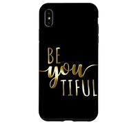 Beyoutiful Be You Tiful Mindful Yoga Beautiful Femmes Coque pour iPhone XS Max