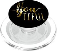 Beyoutiful Be You Tiful Mindful Yoga Beautiful Femmes PopSockets PopGrip pour MagSafe