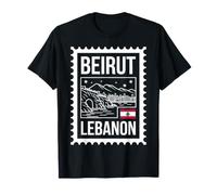 Beyrouth Liban Timbre-Poste Souvenir de Voyage T-Shirt