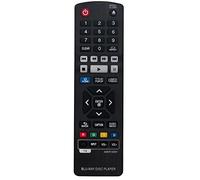 Beyution AKB75135301 Télécommande de rechange pour lecteur Blu-Ray LG UBKM9 BP330 BP330N BP430 BP430N BP540 BP540N BP550 BP550N BP630 BP630S BPM33 BPM331 BPM331N BPM31N BPM31N 54 FR 90 BP440 BP440K BP530