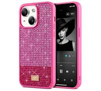 BEZ® Coque pour iPhone 15 Paillette, Coque Compatible avec iPhone 15 Glitter,Coque iPhone 15 Series de Etuis avec Bling & Co., Étui en Diamant Etincelant et à Cristal Bling, Barbie Rose