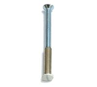 BEZAULT SAS Douille Laiton nickelé pour vis Ø4 Vachette-L.24 mm-863984
