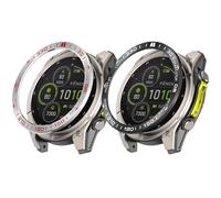 Bezel Bague compatible avec Garmin Quatix 8 51 mm Anneau de protection Anneau de lunette Couvercle anti-rayures Protection en acier inoxydable pour Garmin Quatix 8 Accessoire de montre connectée