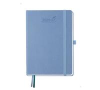 BEZEND Agenda 2026 2027 A5 Semainier 21 x 15,5 cm 18 Mois De Juil. 2026 à Déc. 2027, Agenda Scolaire Format Horizontal, Pages de Notes, Porte-Stylo Fixe, Couverture Rigide en Cuir PU, Bleu