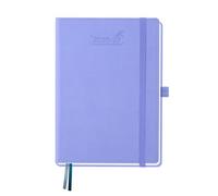 BEZEND Agenda 2026 2027 A5 Semainier 21 x 15,5 cm 18 Mois De Juil. 2026 à Déc. 2027, Deux Pages par Semaine avec une Page de Notes, Porte-Stylo Fixe, Couverture Rigide en Cuir PU, Bleuet
