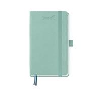 BEZEND Petit Agenda 2026 2027 de Poche A6 Semainier 18 Mois De Juil. 2026 à Déc. 2027, Agenda Scolaire avec Pages de Notes, Porte-Stylo Fixe, Couverture Rigide en Cuir PU, Vert menthe