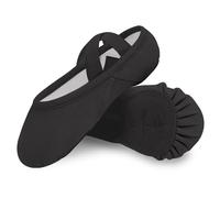 Bezioner Chaussures de Ballet Très Élastique Chaussures de Danse Classique Chausson de Danse Pantoufle de Ballet Our Filles et Femme Noir 35