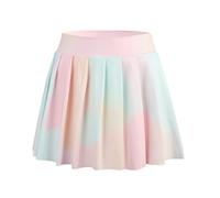 Bezioner Filles Jupe Tennis Plissée Jupe de Golf avec Short Intérieur et Poches Jupe de Sport d'entraînement Uniforme Scolaire pour Enfant Rose M (6-7 Ans, 110-120 cm)