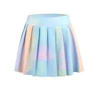 Bezioner Filles Jupe Tennis Plissée Jupe de Golf avec Short Intérieur et Poches Jupe de Sport d'entraînement Uniforme Scolaire pour Enfant Bleu S (4-5 Ans, 100-110 cm)