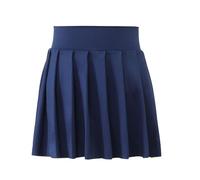 Bezioner Jupe Tennis Plissée de Golf avec Short Intérieur et Poches - Sport d'Entraînement Uniforme Scolaire pour Filles Enfant - Bleu Marine S (4-5 Ans, 100-110 cm)