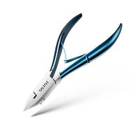 BEZOX BEZOX Coupe-ongles d'orteils à lame droite pour personnes âgées - Coupe-ongles à mâchoire large et pointue pour ongles incarnés, ciseaux de toilettage de précision pour des ongles sains - Bleu