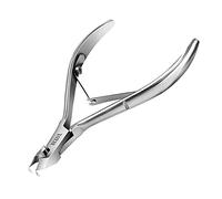 BEZOX Coupe-cuticules,ciseaux à cuticules professionnel en acier inoxydable et dissolvant pour peaux mortes et cuticules Argenté