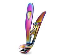 BEZOX Coupe-ongles à tête inclinée pour personnes âgées - Coupe-ongles ergonomique pour ongles épais, coupe-ongles en acier de qualité supérieure avec récupérateur pour homme et femme