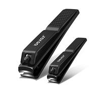 BEZOX Lot de 2 Coupe-Ongles à Large Ouverture pour Doigts et Orteils - Acier Inoxydable de Qualité Supérieure, Tranchant, Robuste