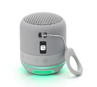 Bezprzewodowy głośnik Bluetooth 5W, TWS, LED, MP3 USB, szary