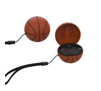 Bezprzewodowy zestaw s?uchawkowy TWS pi?ka no?na koszykówka siatkówka kszta?t s?uchawki Bluetooth s?uchawki douszne silikonowe etui do ?adowania