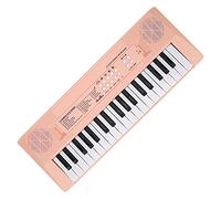 Bf-3738 Piano à Clavier électrique Musical avec 37 Touches, Instrument Pédagogique à Clavier d'apprentissage avec Volume de Musique Réglable pour Les Débutants(Rose)
