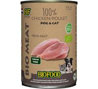 Biofood Petfood 100% Viande De Poulet Chiens Et Chats Bio 400g