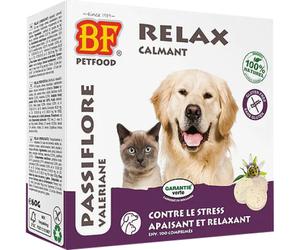BF Petfood Relax Comprimés Pour Un Effet Calmant Et Apaisant Chiens Et Chats 100 Pièces