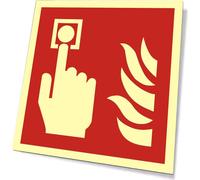 BF005 Alarme incendie 15x15 carton mousse lumineux