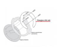 BF46 GIVI Bride pour Sacoche de Réservoir Tanklock Moto Guzzi V85 Tt 2019 2020