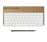 Bfenown Touches de rechange QWERTY anglais américain pour iPad Pro 12,9" (3e, 4e, 5e et 6e générations) et iPad Air (M2) Magic Keyboard (blanc)