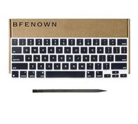 Bfenown Touches de remplacement QWERTY anglais américain pour iPad Pro 12,9" (3e, 4e, 5e et 6e générations) et iPad Air 13" (M2) Magic Keyboard (noir)