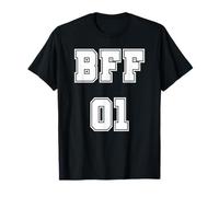 BFF 01 BFF Pour 2 Meilleurs Amis Assortis Meilleures Amies T-Shirt