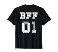BFF 01 BFF Pour 2 Meilleurs Amis Assortis Meilleures Amies T-Shirt