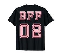 BFF 02 BFF Pour 2 Meilleurs Amis Assortis Meilleures Amies T-Shirt