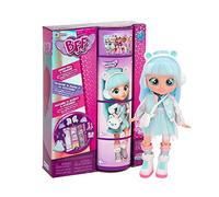 BFF BY CRY BABIES Kristal | Poupée Fashion à Collectionner avec Cheveux Longs, Vêtements en tissu et 9 Accessoires - Jouet Cadeau pour Filles et Garçons +5 Ans