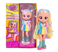 BFF BY CRY BABIES Poupée avec cheveux longs, vêtements en tissu et 9 accessoires - Jenna Poupée mannequin-Jouet Cadeau pour Garçons et Filles + 3 ans
