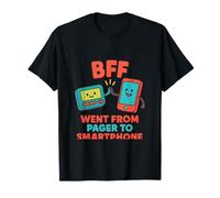 BFF Pager vers Smartphone Rétro 90s Y2K Design T-Shirt