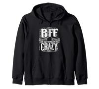 BFF She Thinks I'm Crazy Bond d'amitié d'ami |------ Sweat à Capuche