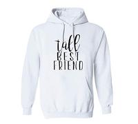 BFF Sister Hoodie Noir Sweats à Capuche pour Meilleur Ami Femme BFF Best Friends Pullover Hoodie Cadeau d'anniversaire 1 pièce (Blanc-Tall, S)