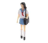 Bffcnl Figurine Miniature Personne Modèle Résine Peinte Personnage Accessoire Maquette Maison Poupée Scène Reproduction Scénario Collection Présentation, Fille Une