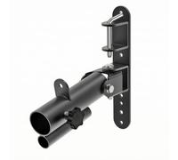 Bffcnl Support Mural pour Haltère Support Barbell Ancrage Mural Fixation de Barre Acier avec Plaque Verticale Pré- et Bague de Serrage Compatibilité 25 Mm Mm